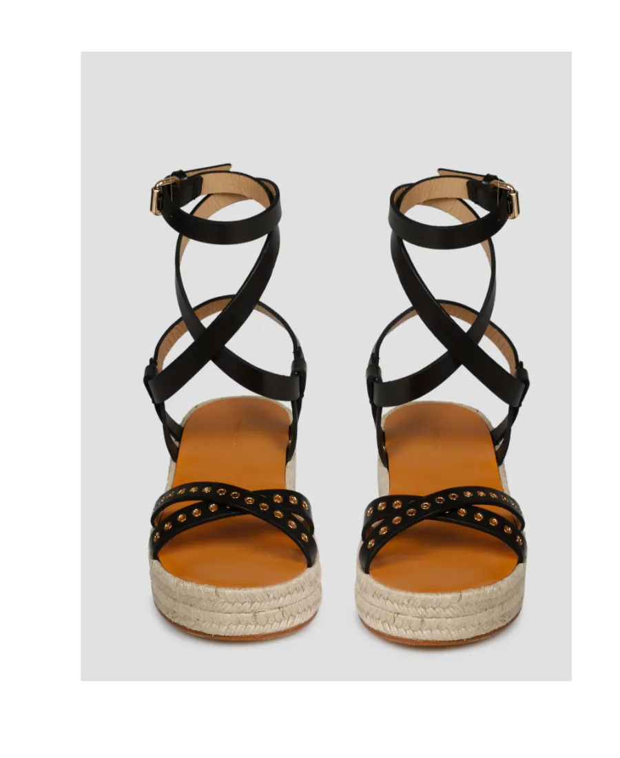 Logo Flat Sandals