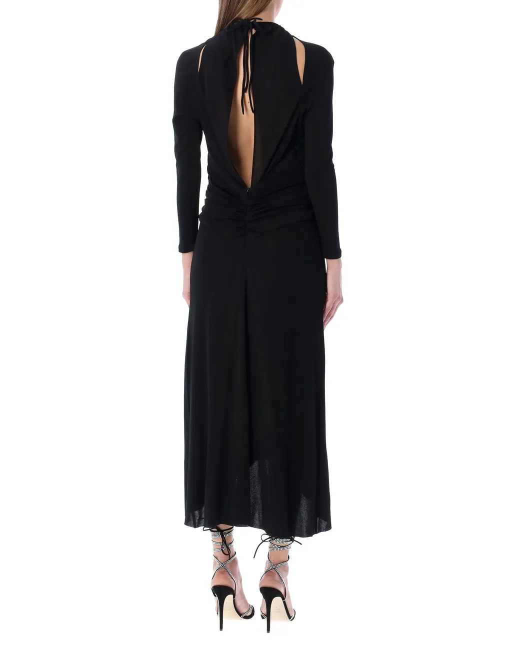 Jadessi Cut-Out Midi Dress