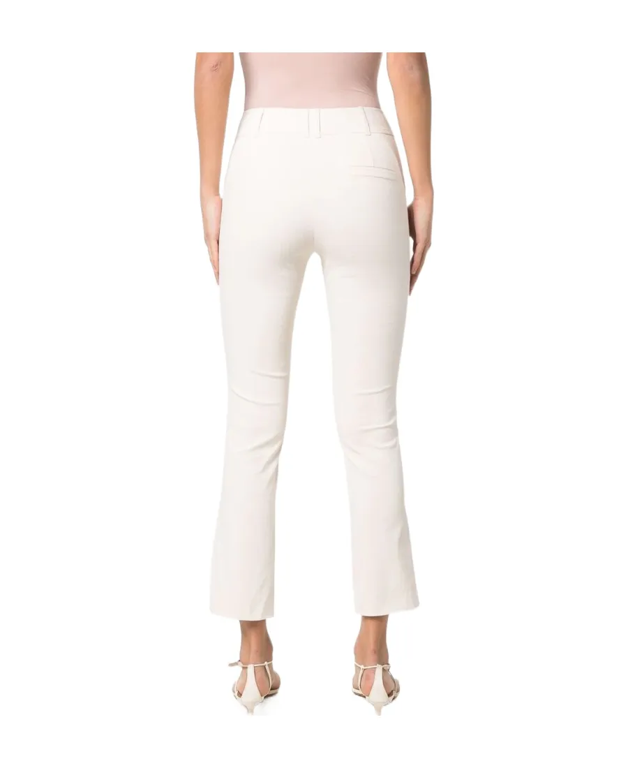 Mid-Rise Straight Trousers