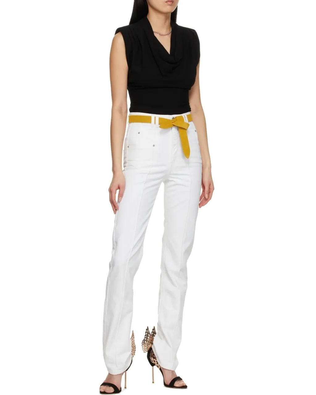 High-Waisted Jeans