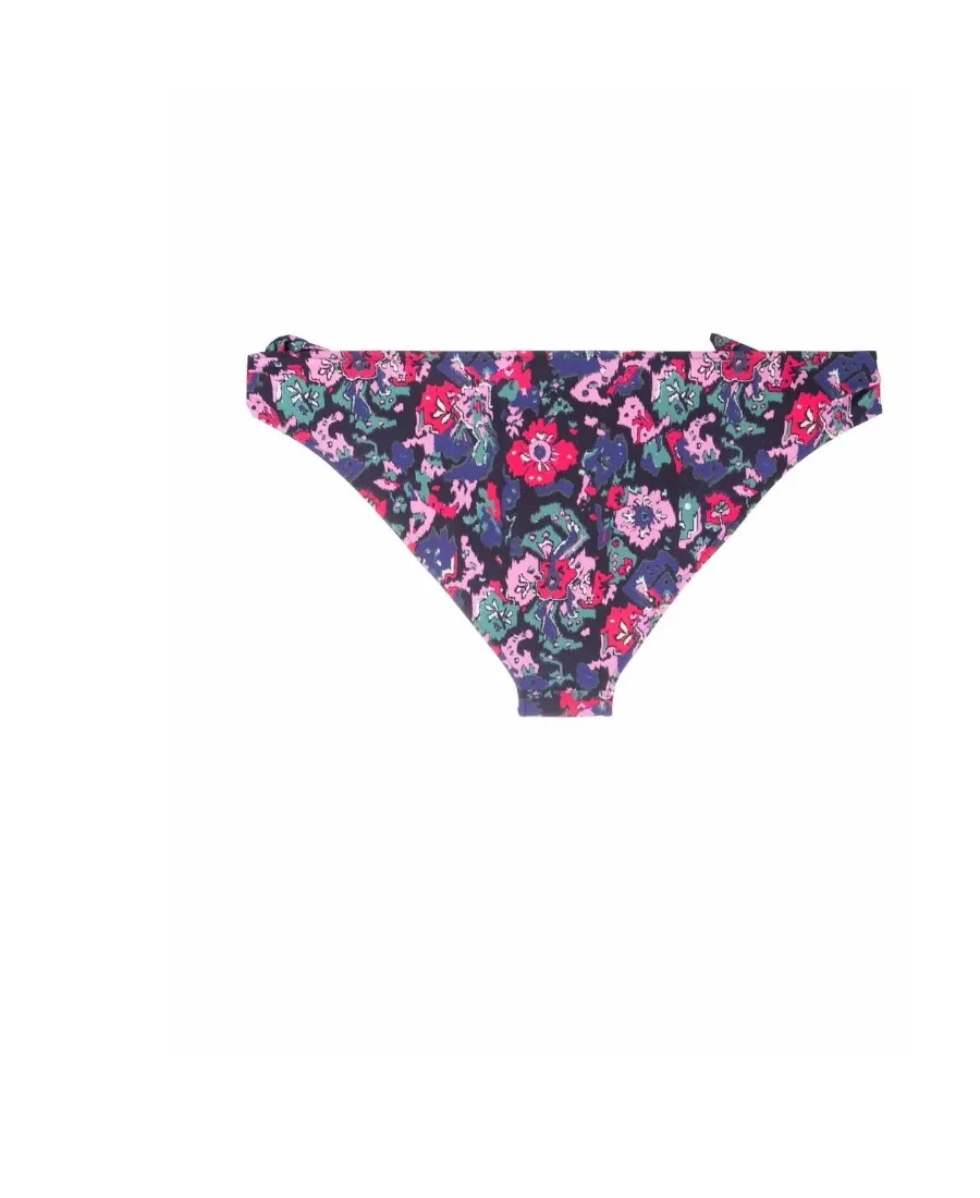 Floral Print Low-Rise Bikini Bottoms