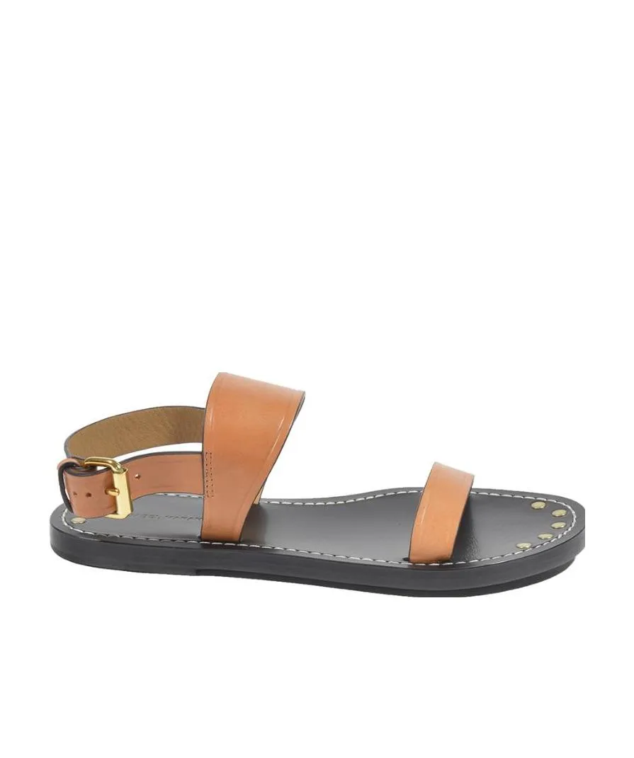 Stud Detailed Buckled Sandals