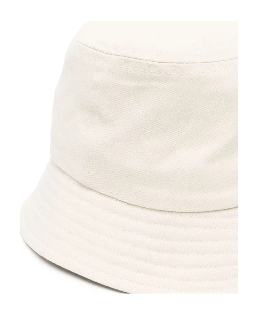 Logo Embroidered Narrow Brim Bucket Hat