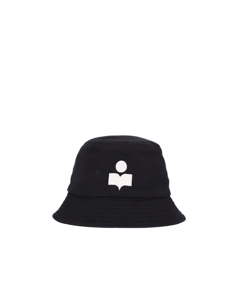 Logo Embroidered Narrow Brim Bucket Hat