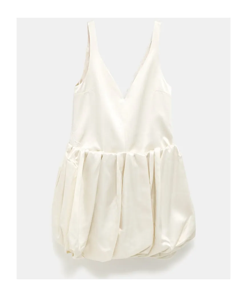 Rolled-Hem Slip Dress