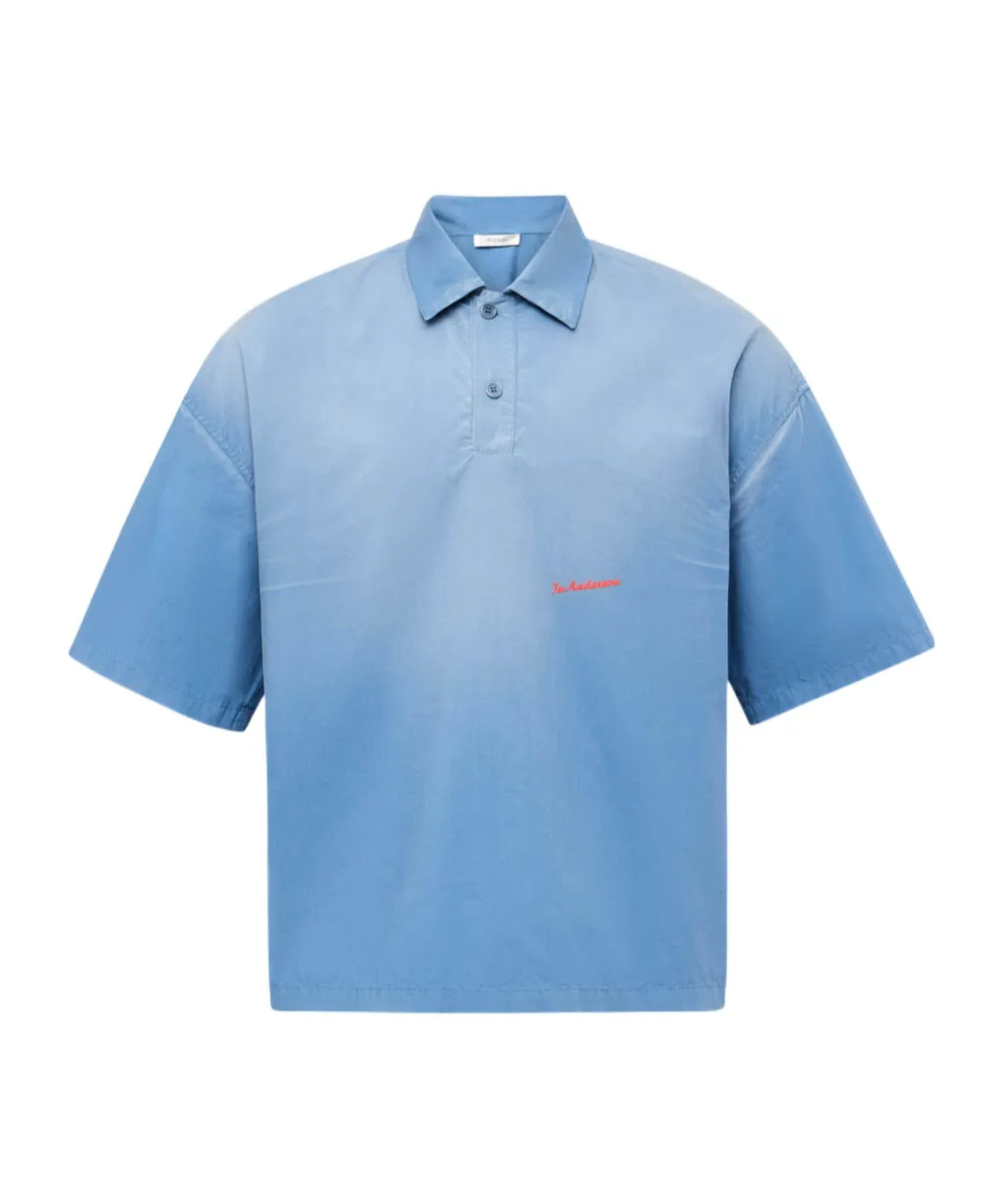 Oversized Logo Polo Shirt
