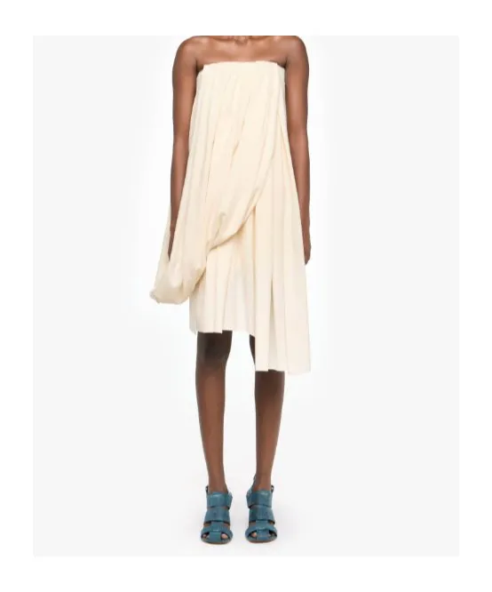 Draped Bustier Dress
