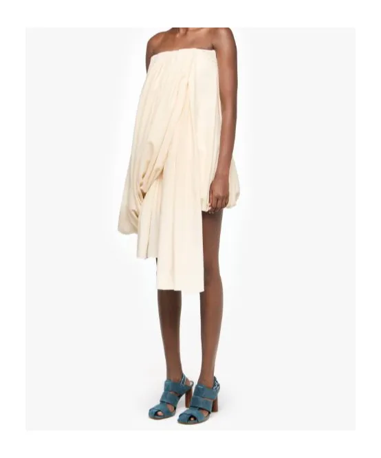 Draped Bustier Dress