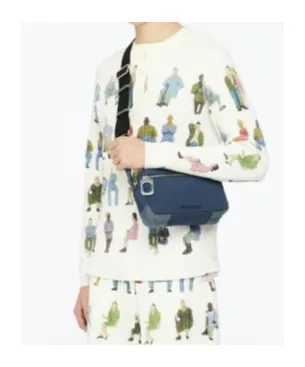 Printed Waffle Henley Top