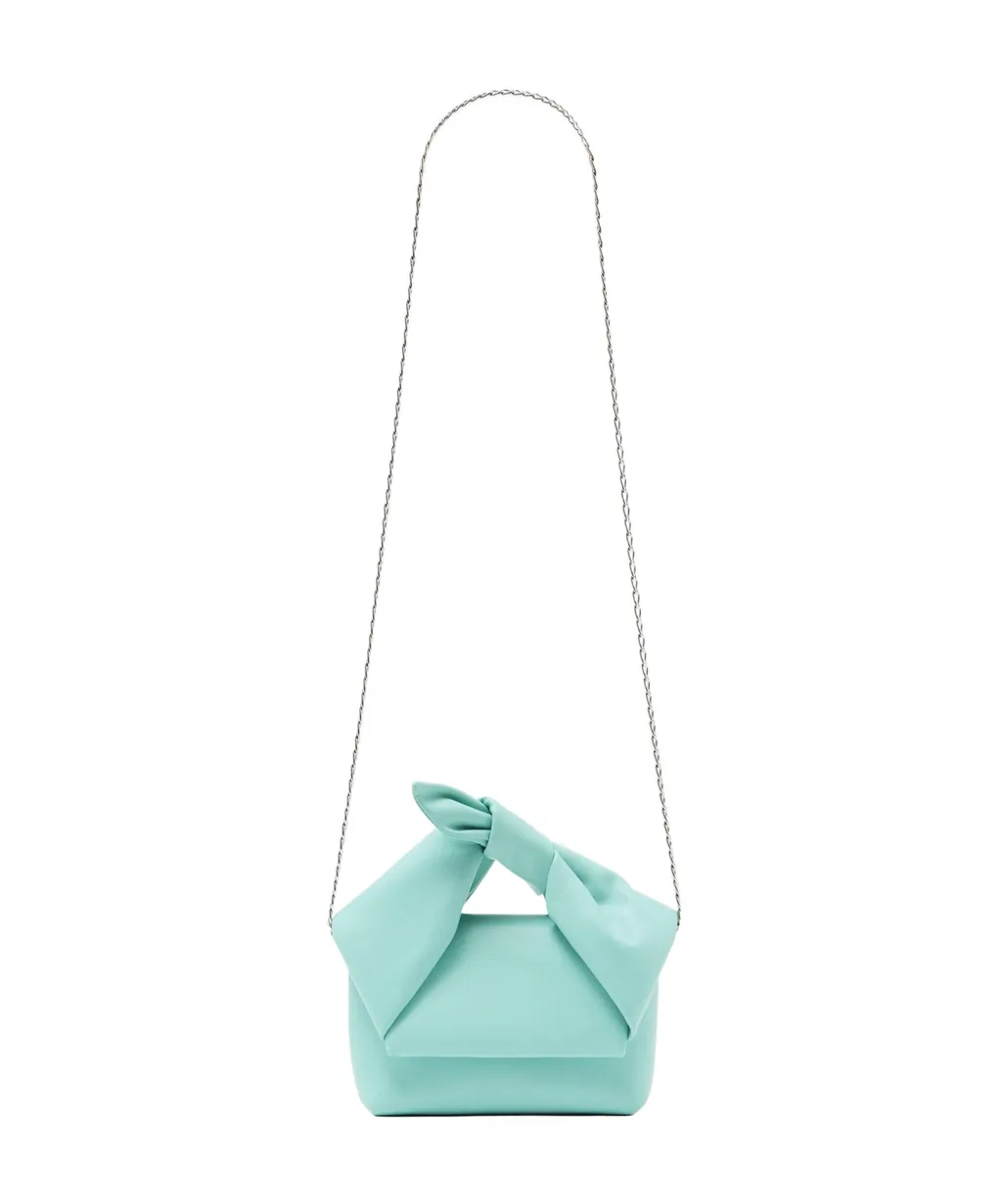 Small Bow Twister Top Handle Bag