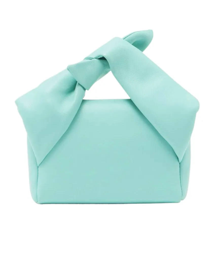 Small Bow Twister Top Handle Bag