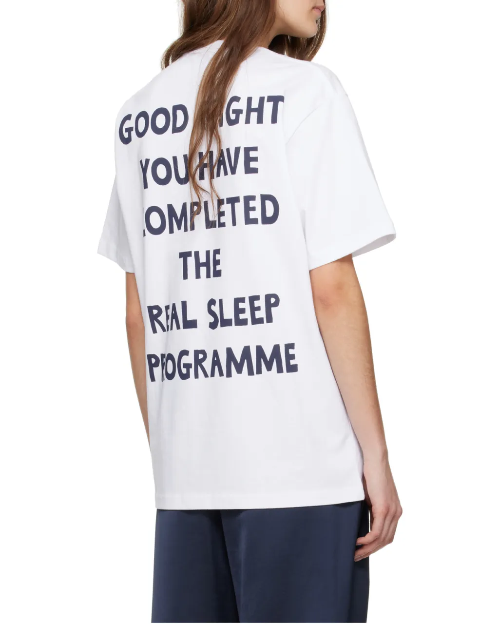 Jwa Back Printed Crewneck T-Shirt