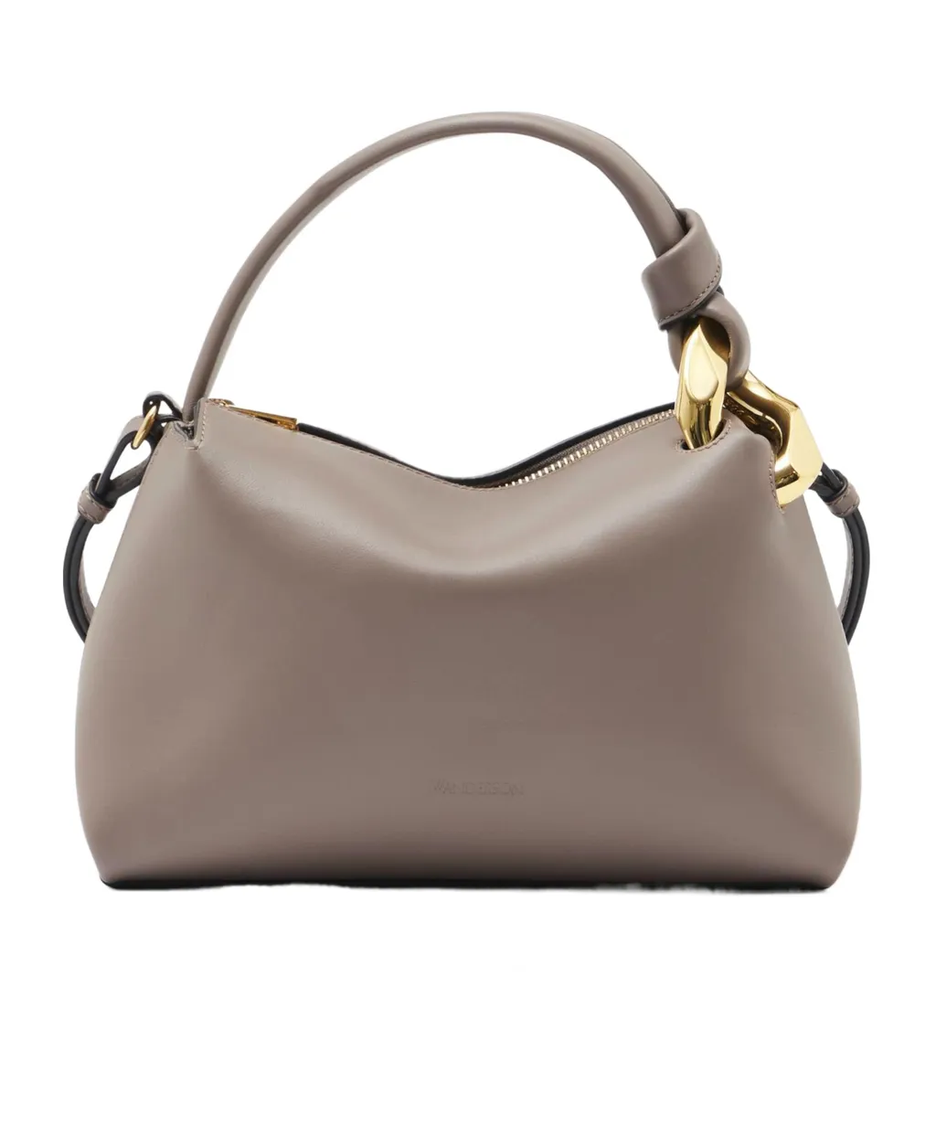 Corner Zip-Up Small Tote Bag
