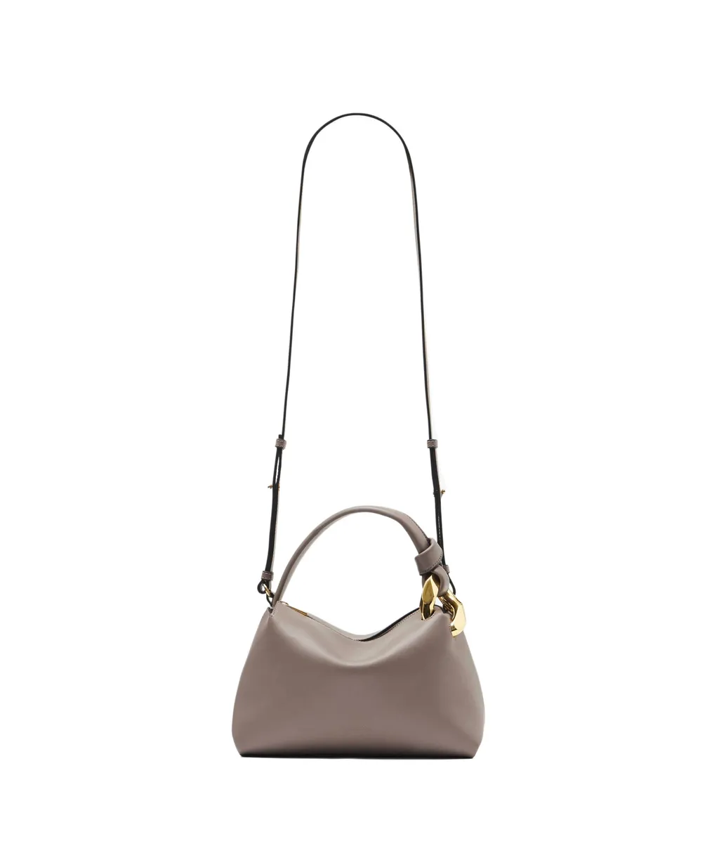 Corner Zip-Up Small Tote Bag