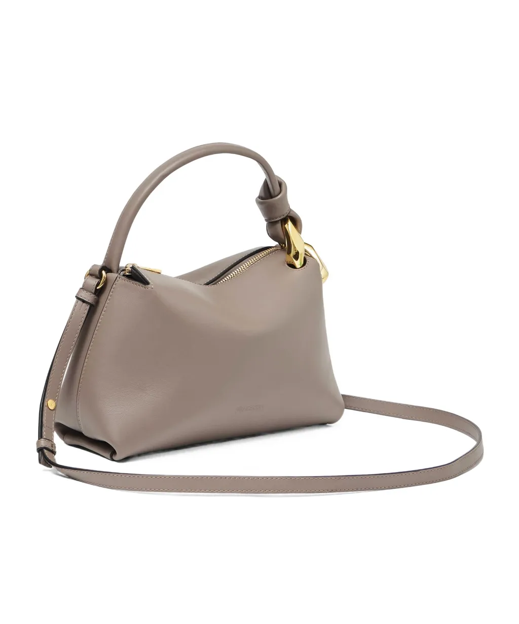 Corner Zip-Up Small Tote Bag