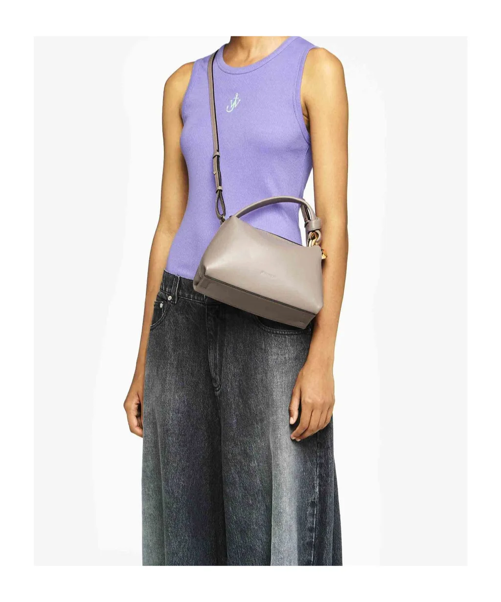 Corner Zip-Up Small Tote Bag