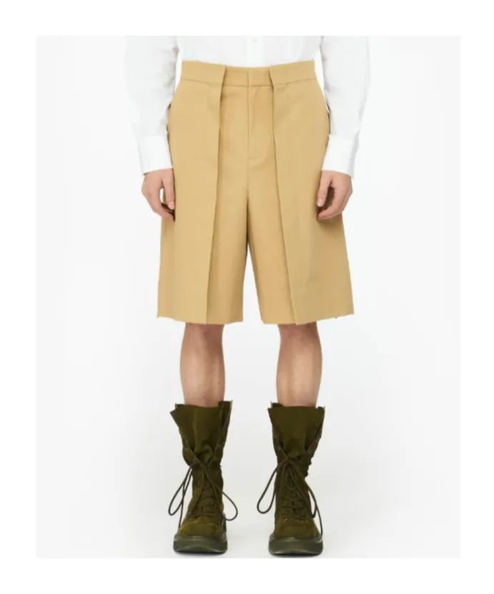 Folded Front Knee-Length Shorts