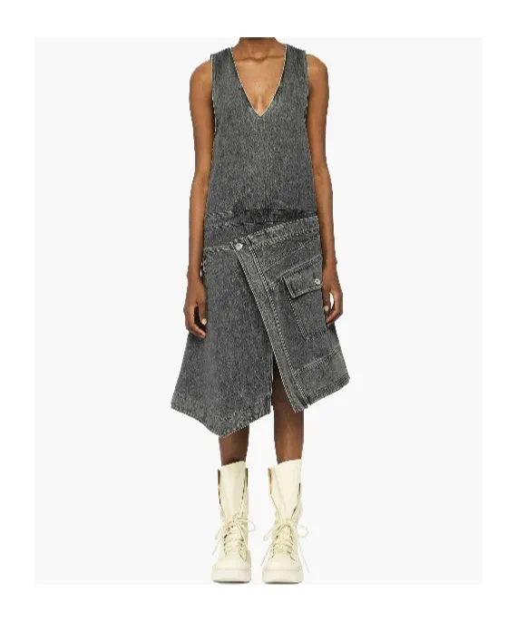 Wrap Sleeveless Dress