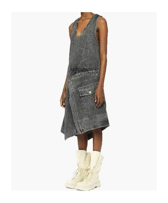 Wrap Sleeveless Dress