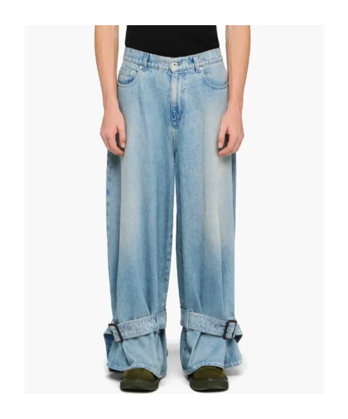Buckled Cuff Jeans