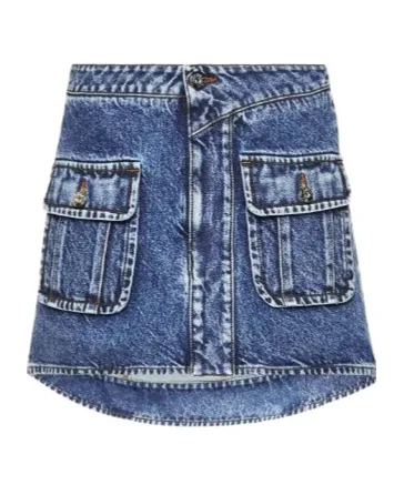 Denim Mini Skirt