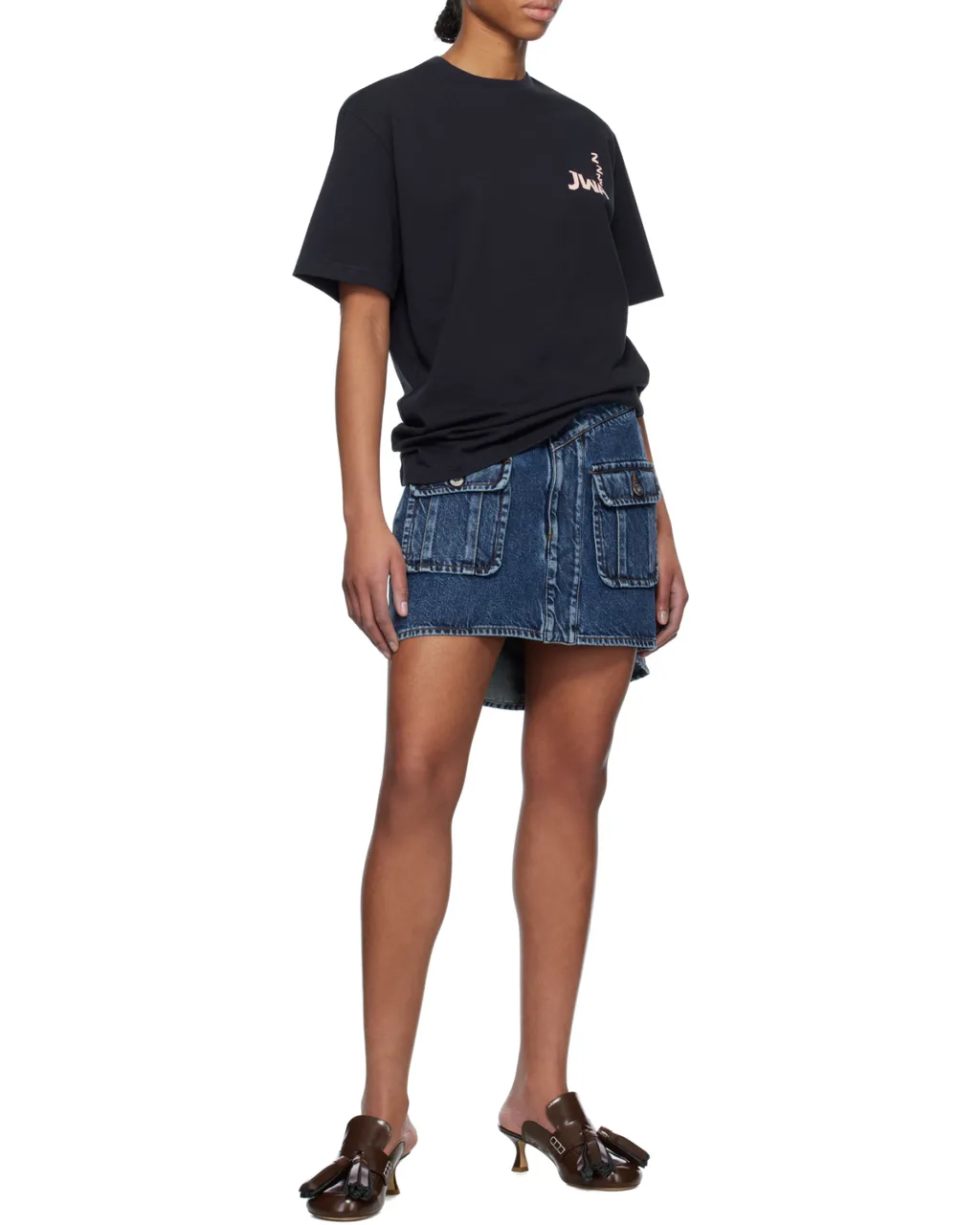 Denim Mini Skirt