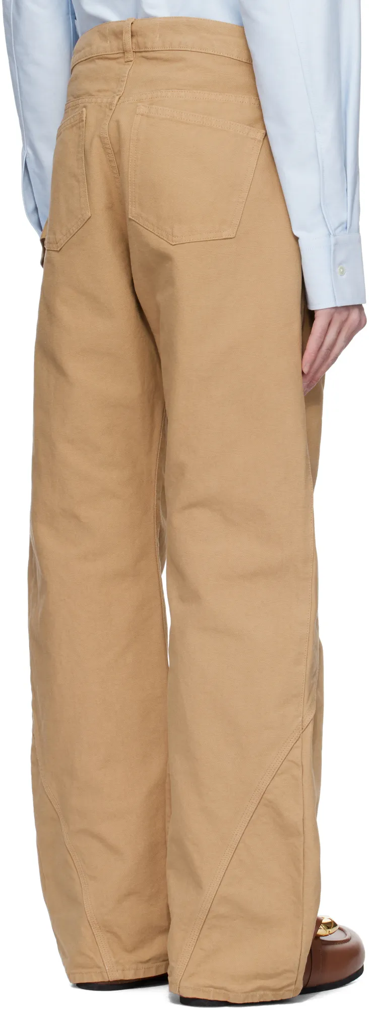 Twisted Straight Leg Jeans