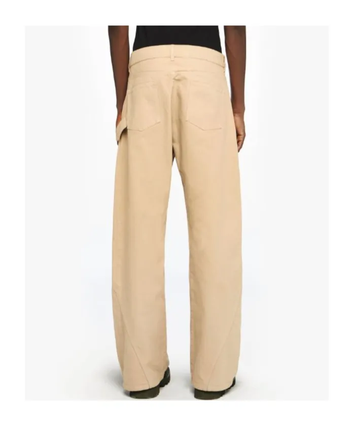 Twisted Straight Leg Jeans