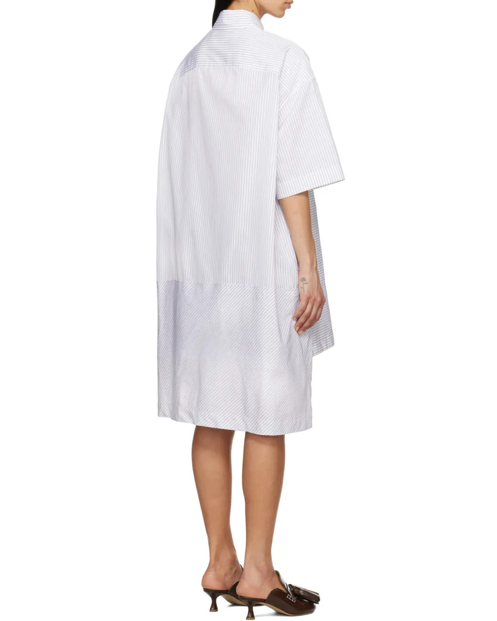 Step-Hem Shirt Dress