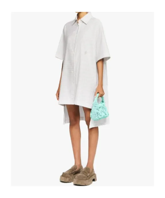Step-Hem Shirt Dress