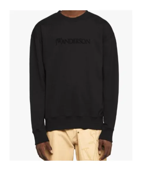Logo Embroidered Crewneck Sweatshirt
