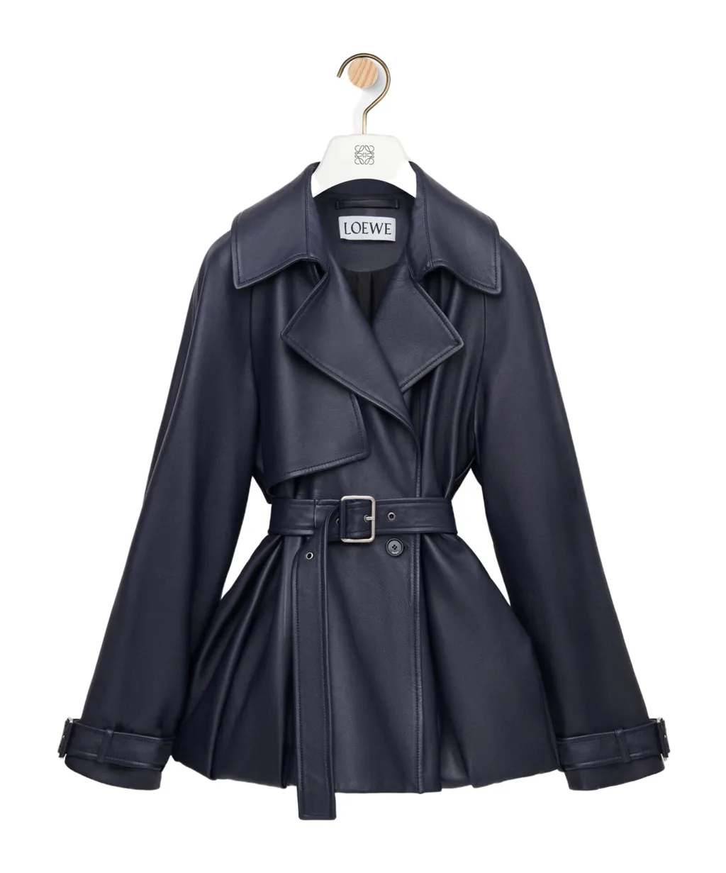 Anagram Embossed Belted Jacket