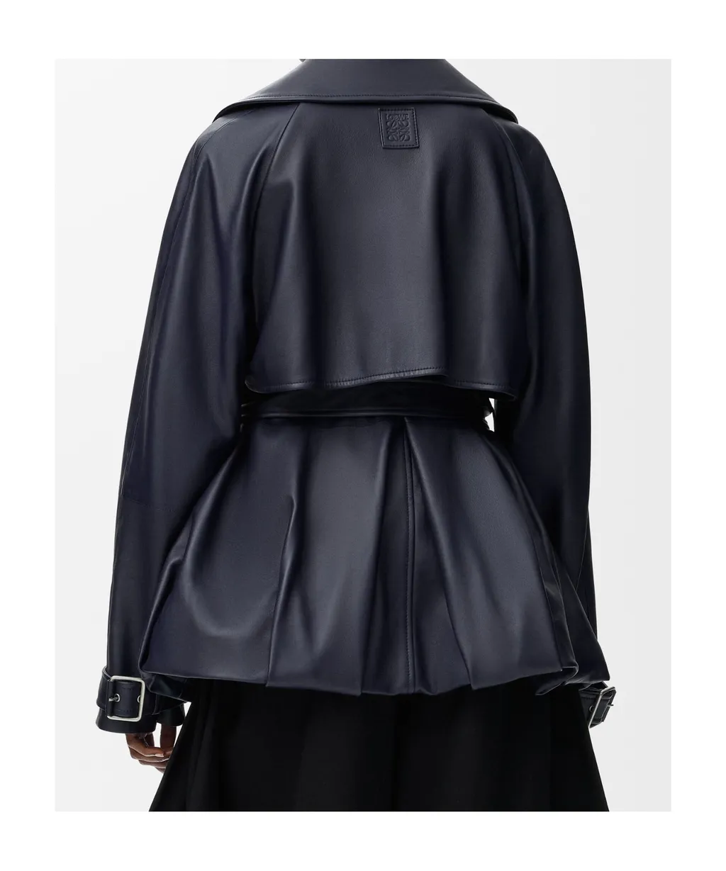 Anagram Embossed Belted Jacket
