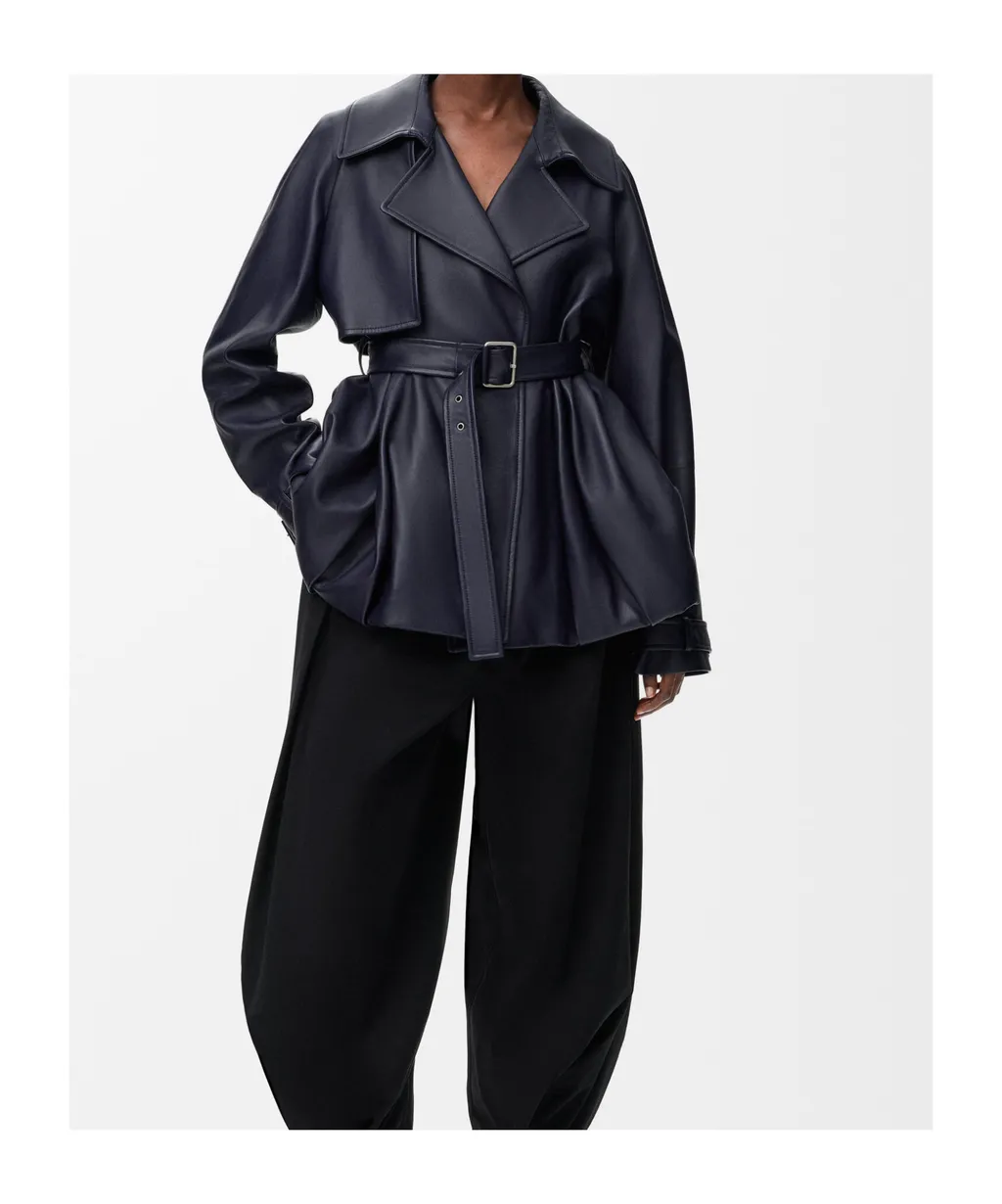 Anagram Embossed Belted Jacket
