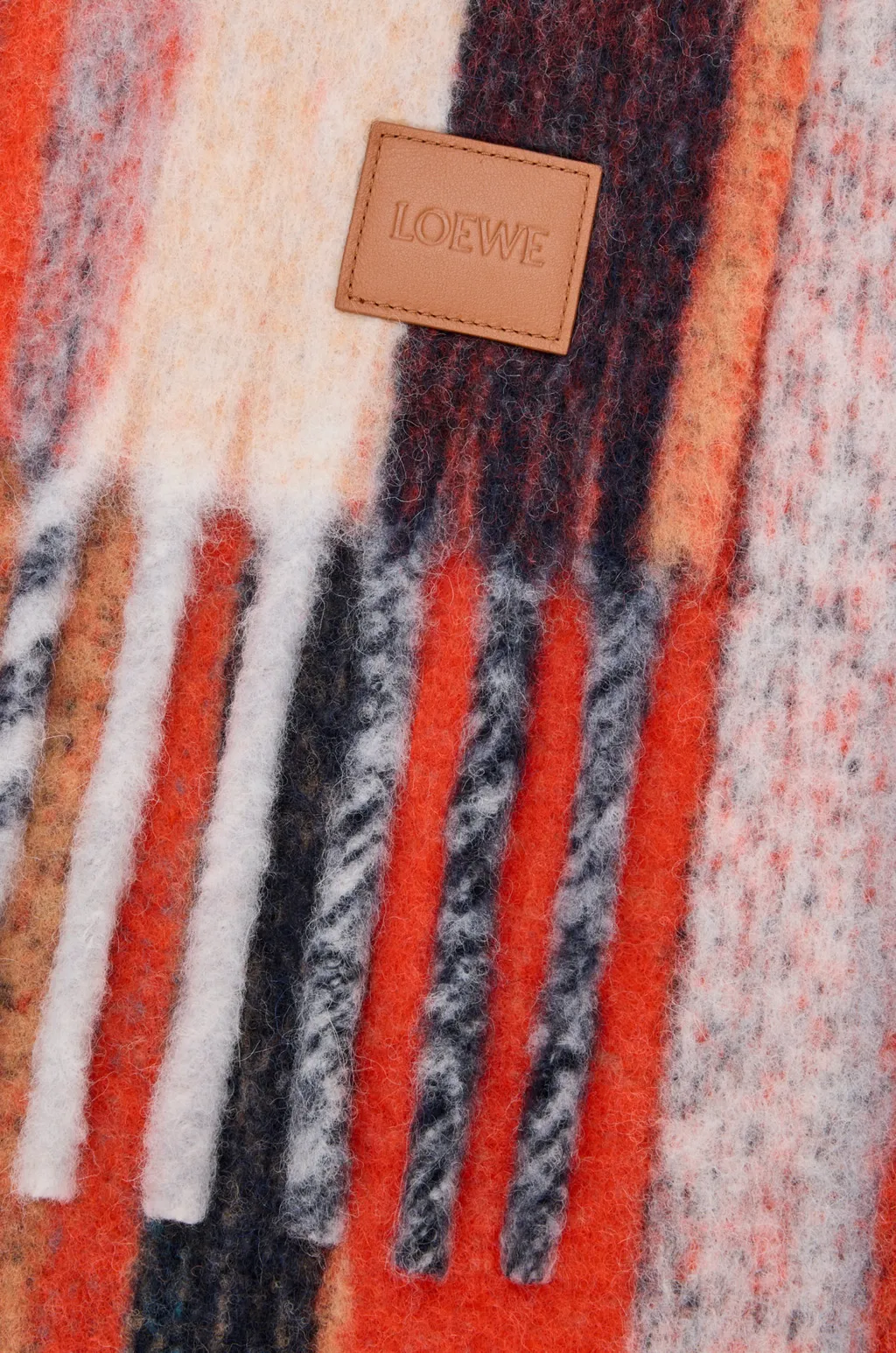 Scarf In Alpaca And Wool Blend