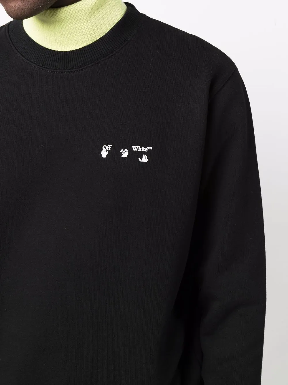 Hands Off Logo Crewneck Sweatshirt