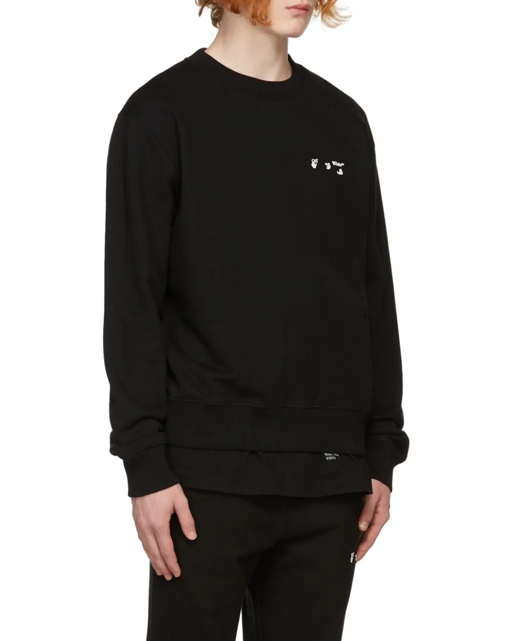 Hands Off Logo Crewneck Sweatshirt