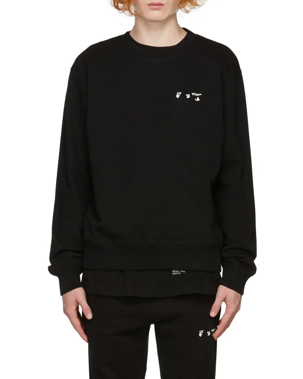 Hands Off Logo Crewneck Sweatshirt