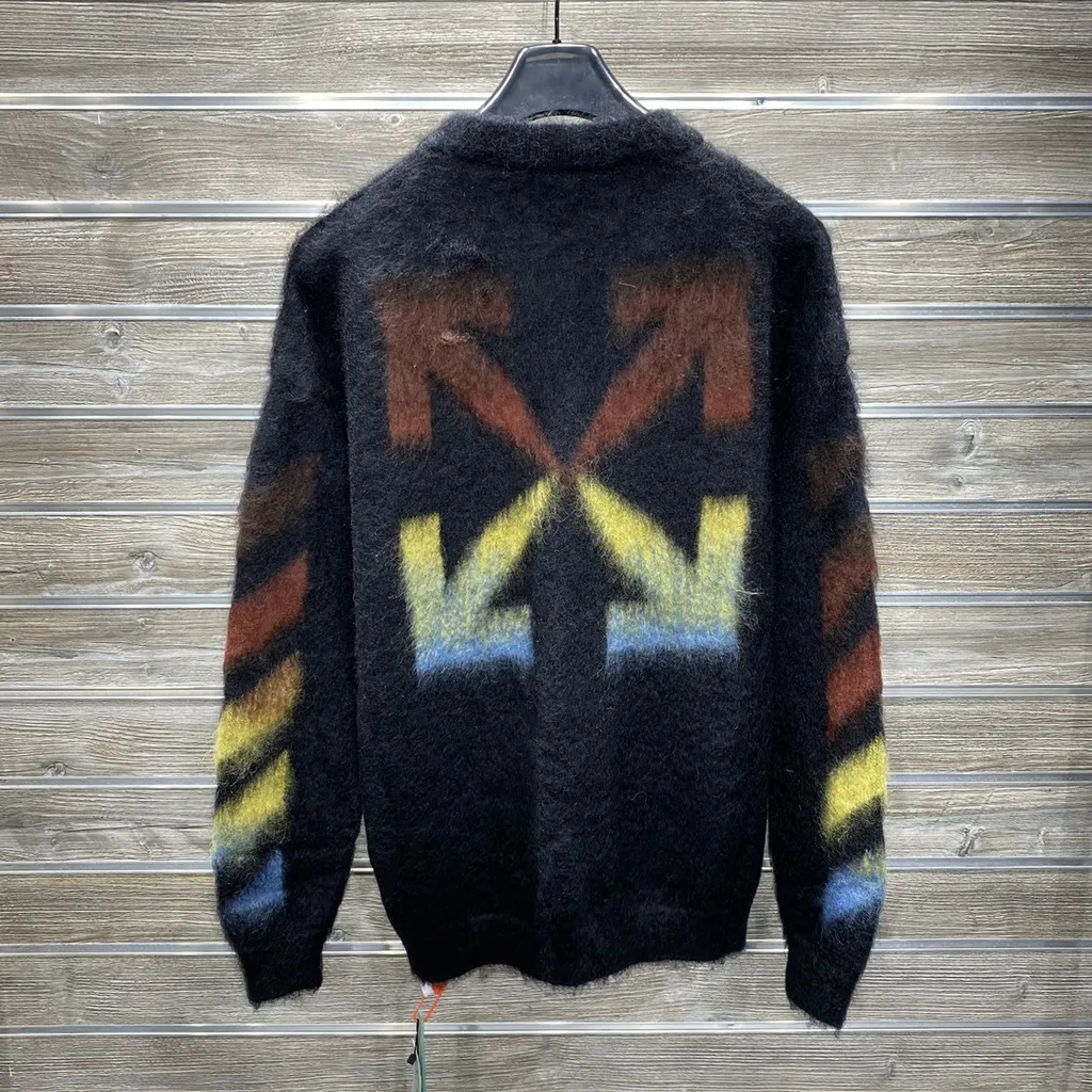 Diagonal Arrows Knitted Jumper