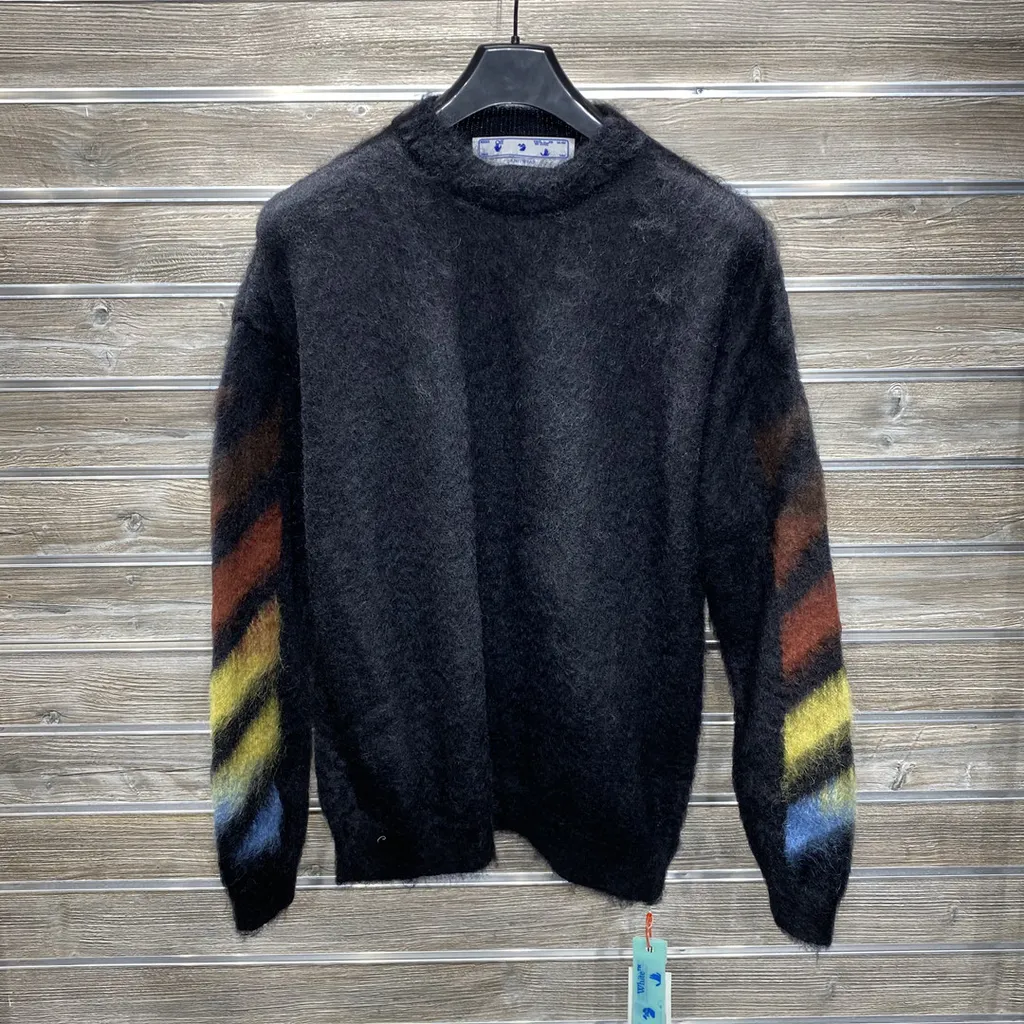 Diagonal Arrows Knitted Jumper