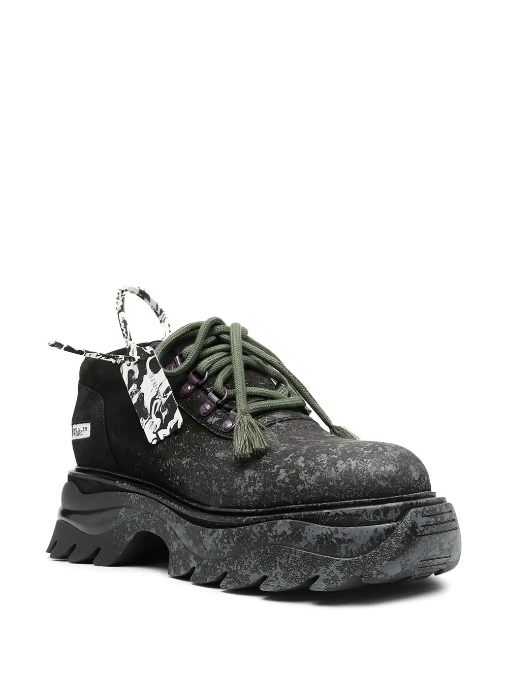 Chunky-Sole Lace-Up Sneakers