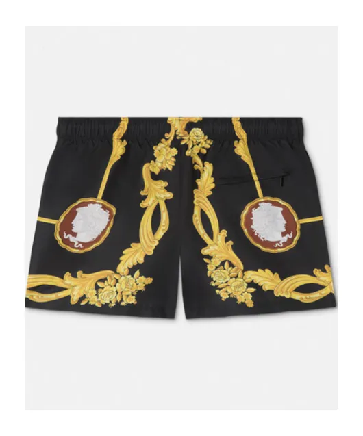 Barocco-Print Swim Shorts
