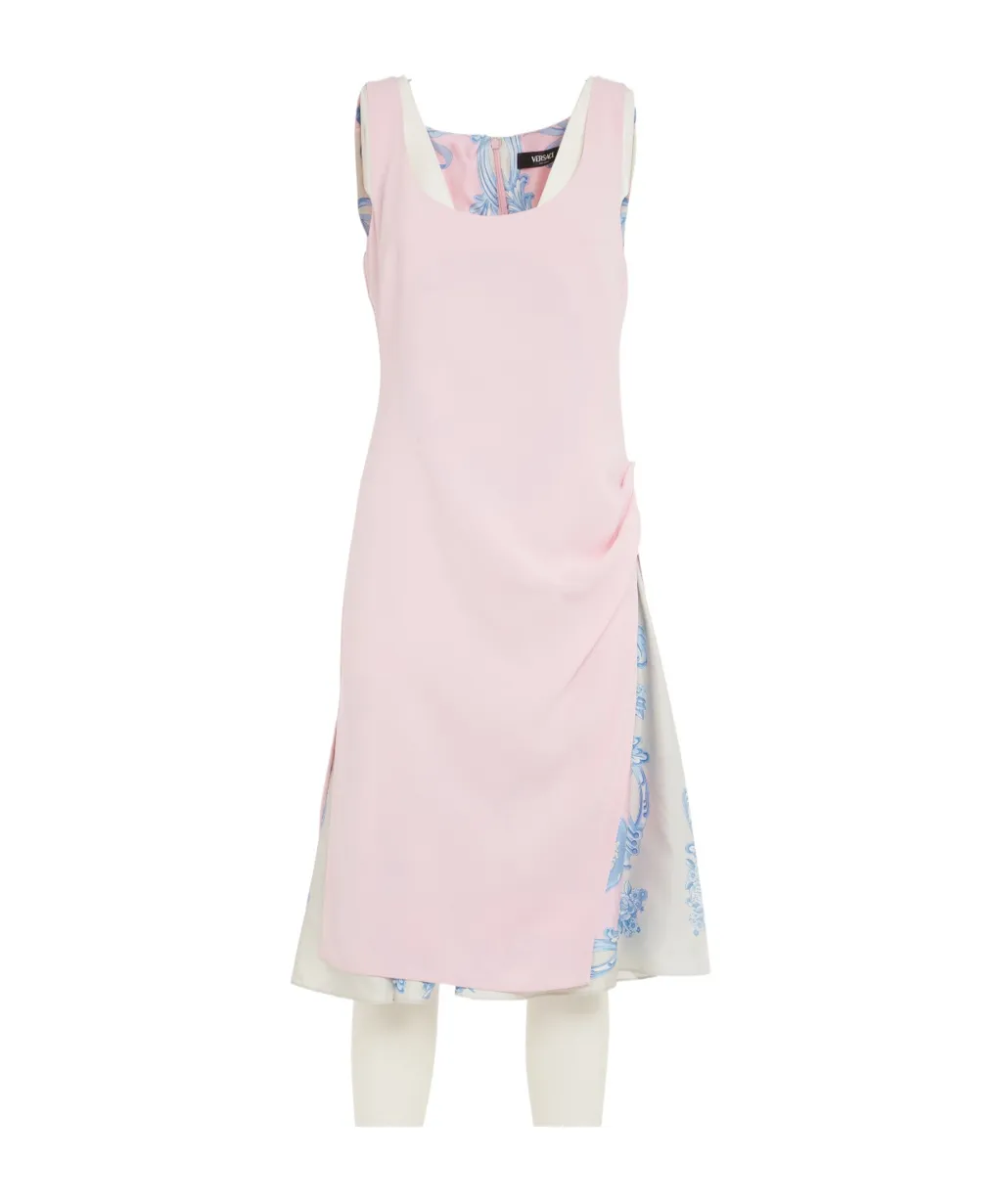 Pattern-Printed Sleeveless Dress