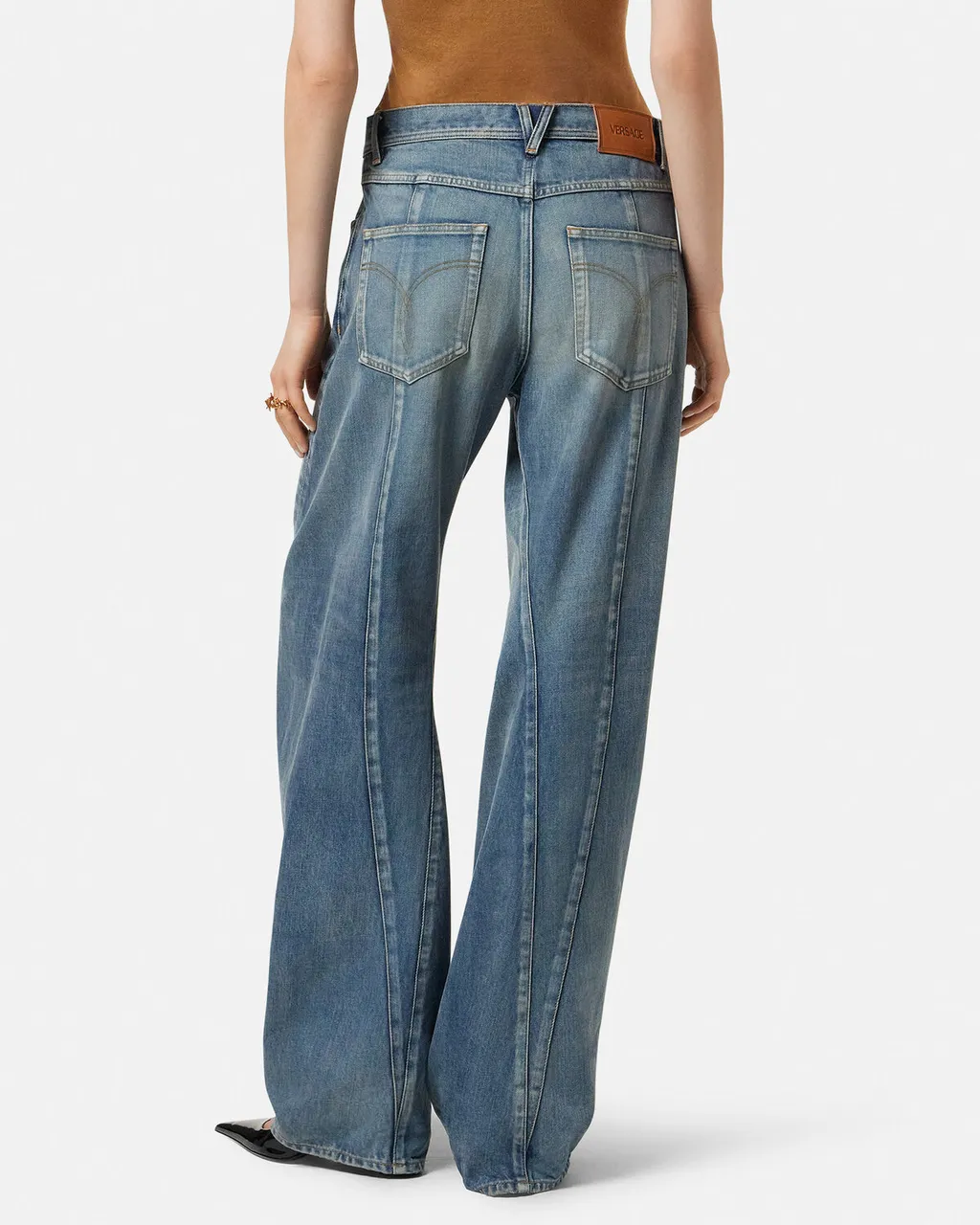 Logo-Patch Twisted Jeans