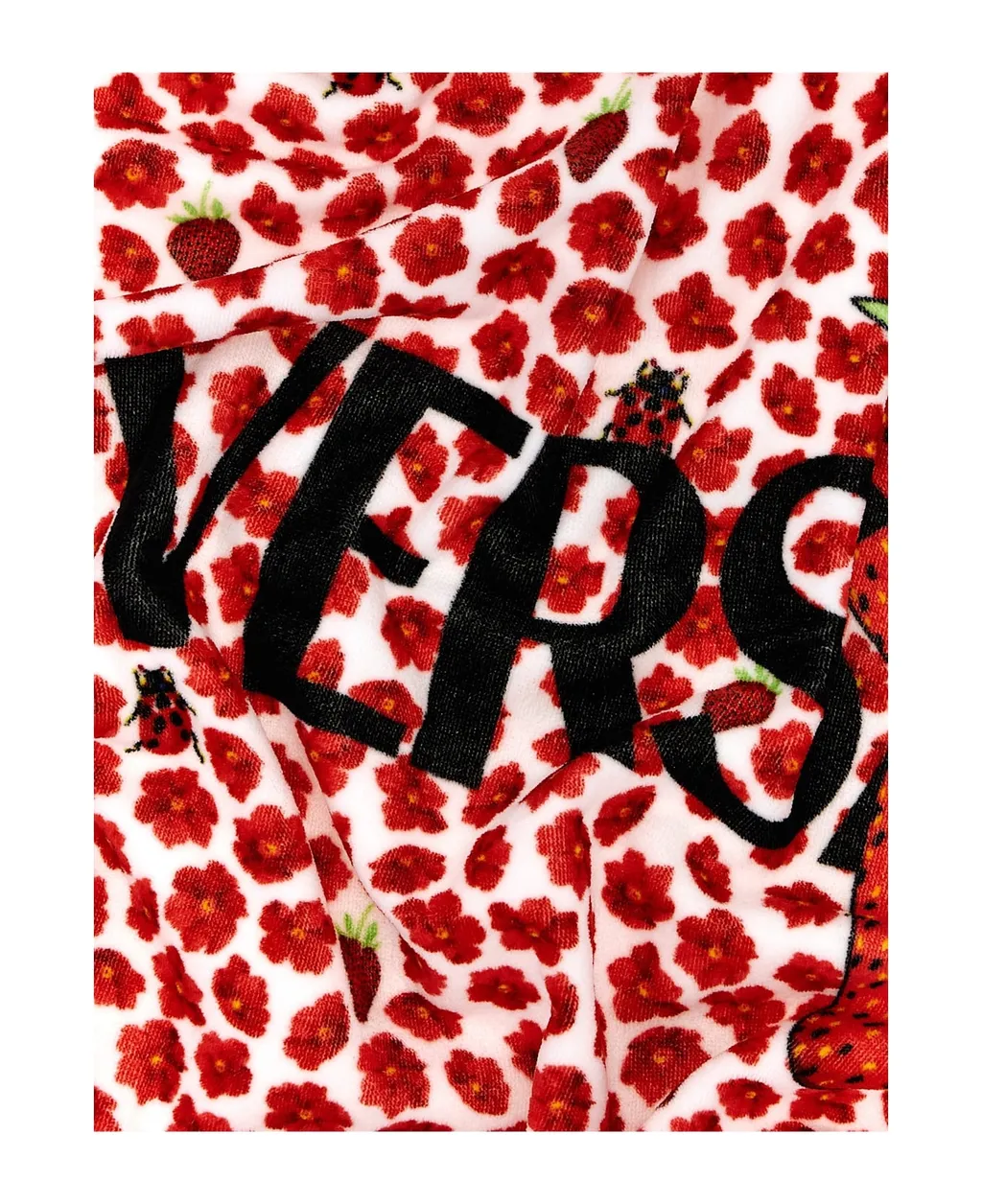 Strawberry Garden Beach Towel