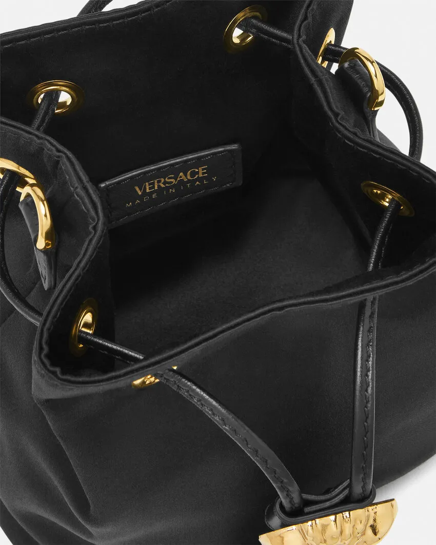 La Medusa Chain-Linked Mini Bucket Bag