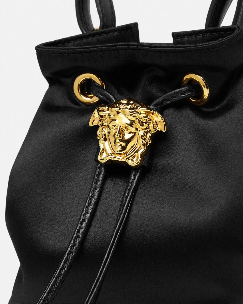 La Medusa Chain-Linked Mini Bucket Bag