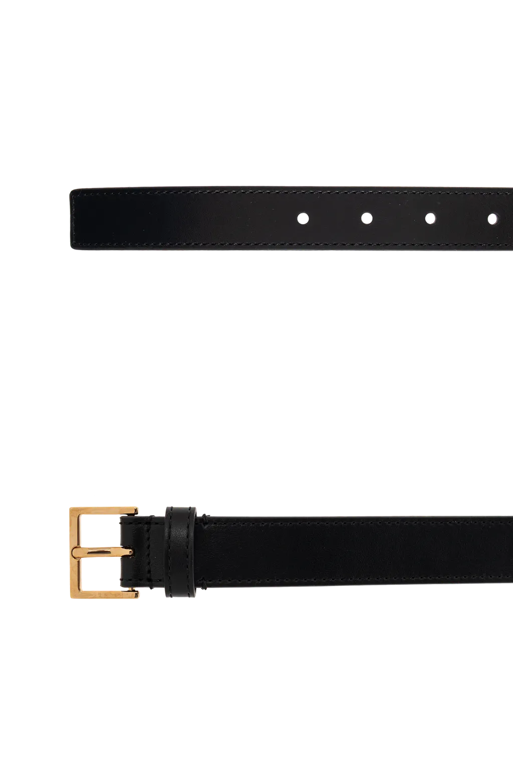 Logo-Lettering Buckle Belt