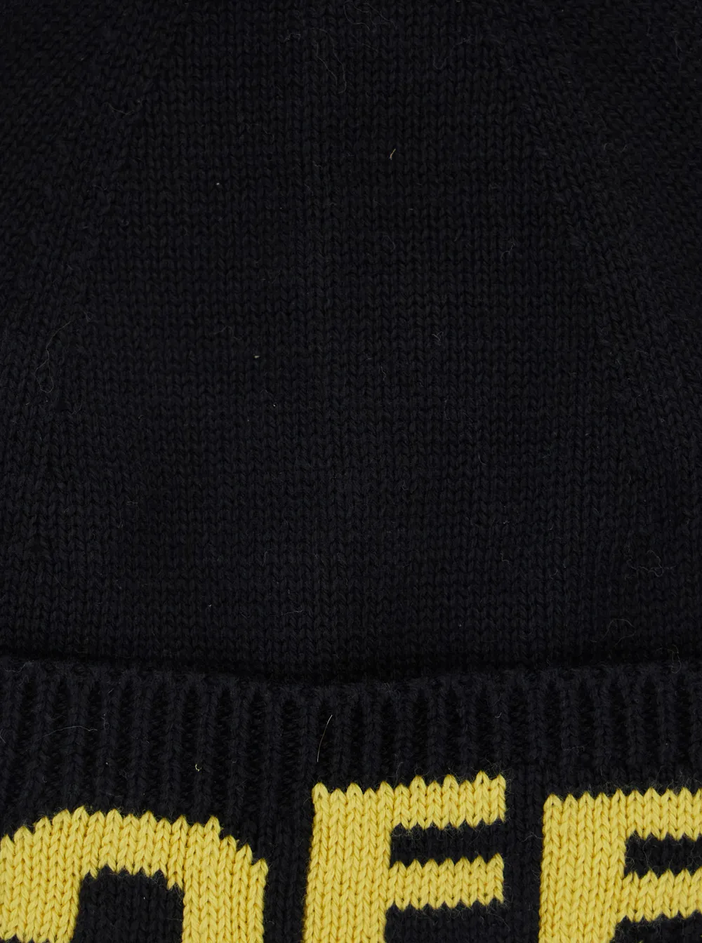 Logo Intarsia Knit Beanie
