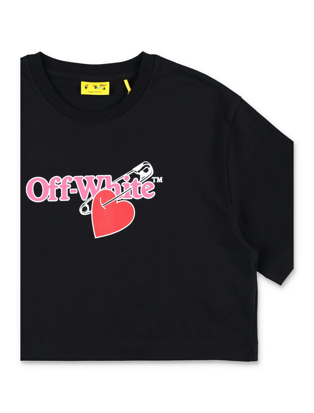 Logo Printed Cropped T-Shirt